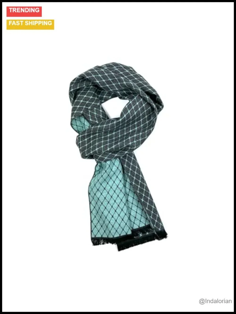 Reversible Classic Cashmere Feel Scarf for Men